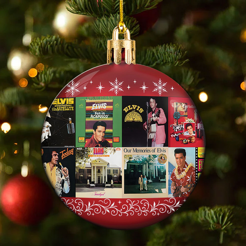 Elvis Presley Custom Shape 2-sided Acrylic Ornament – MAITM13752