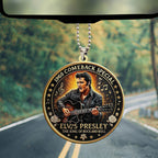 Elvis Presley Custom Shape 2-sided Acrylic Car Ornament – TANTN17062
