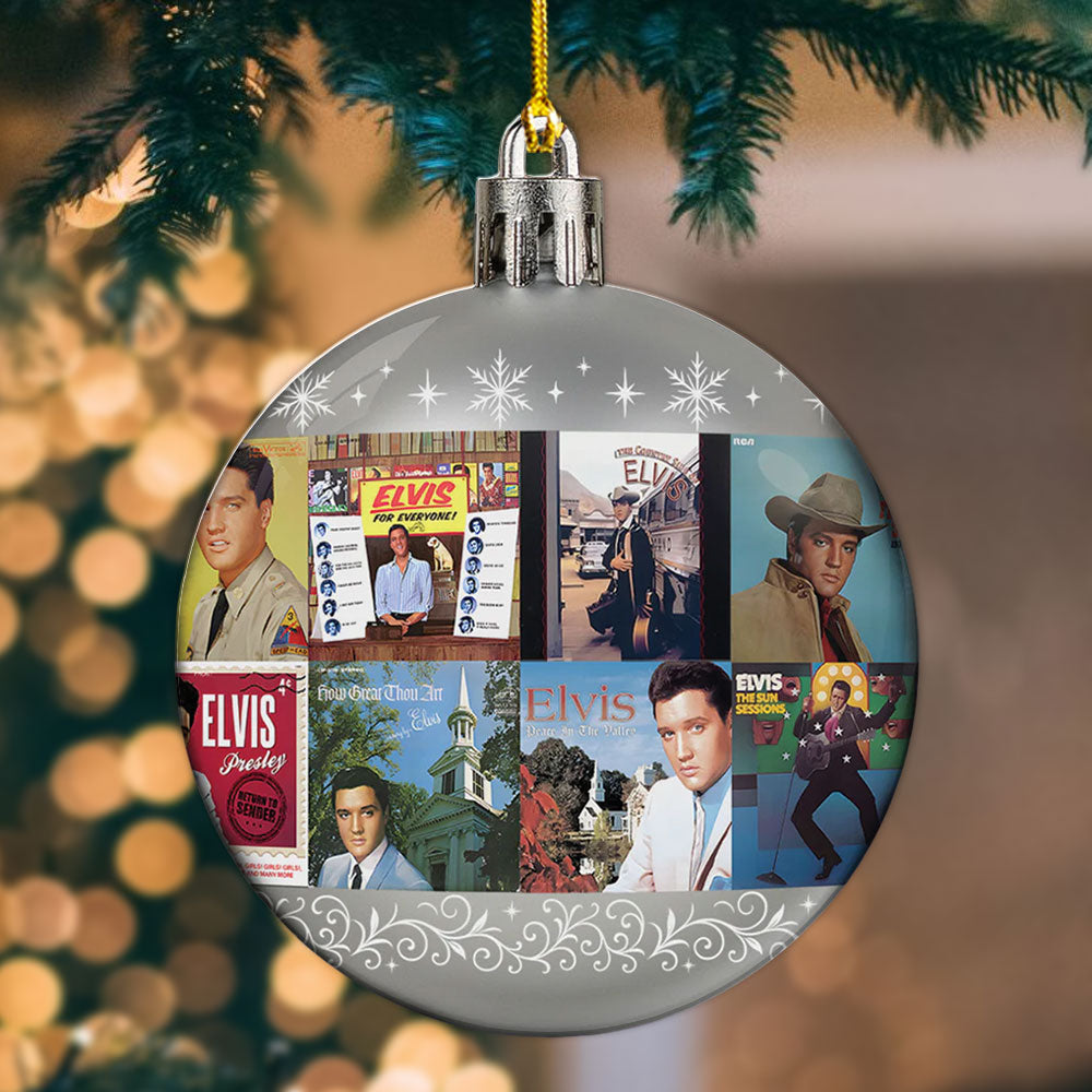 Elvis Presley Custom Shape 2-sided Acrylic Ornament – MAITM13780