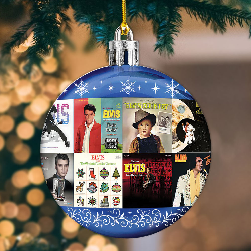 Elvis Presley Custom Shape 2-sided Acrylic Ornament – MAITM13781
