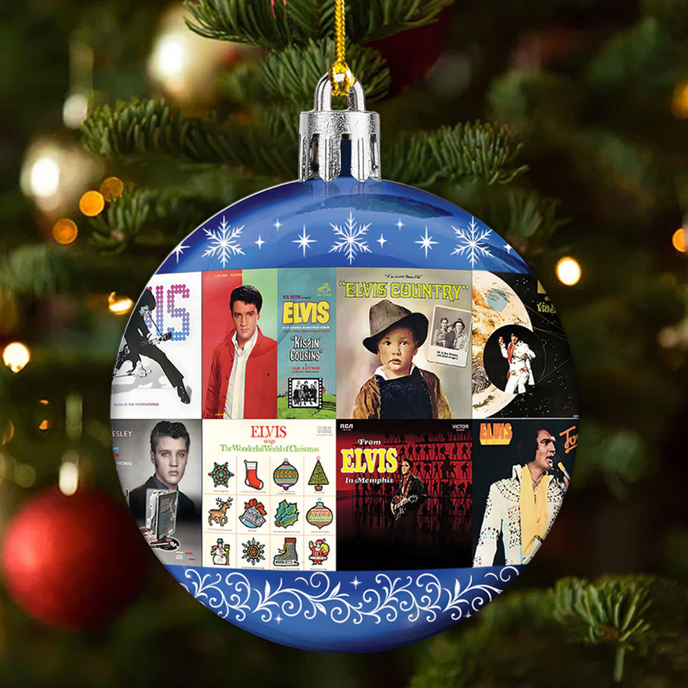 Elvis Presley Custom Shape 2-sided Acrylic Ornament – MAITM13781