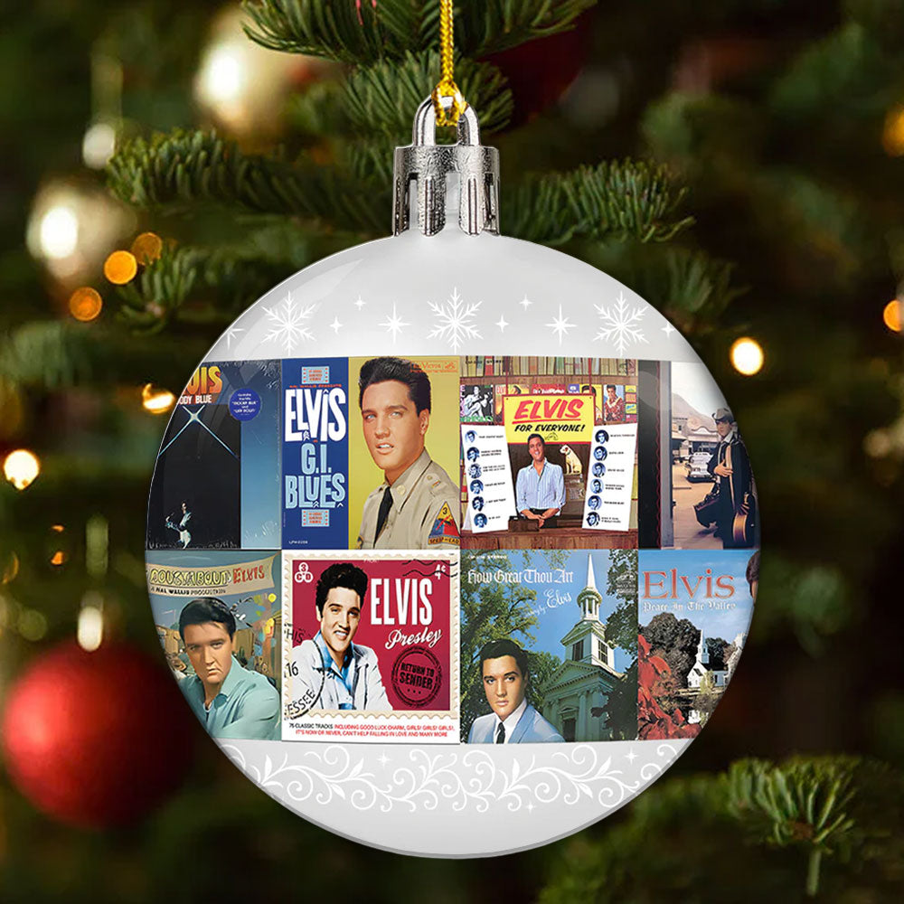 Elvis Presley Custom Shape 2-sided Acrylic Ornament – MAITM13782