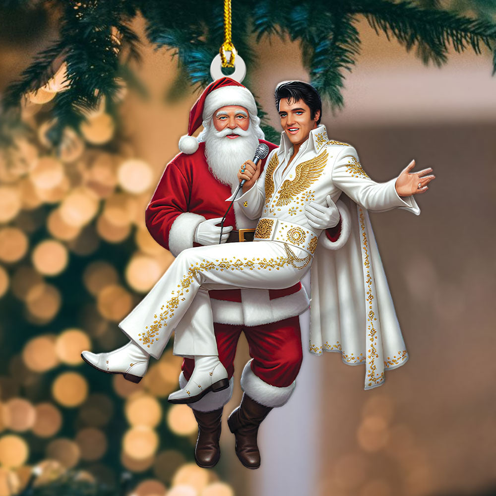 Elvis Presley Custom Shape 2-sided Acrylic Ornament – MAITM13785