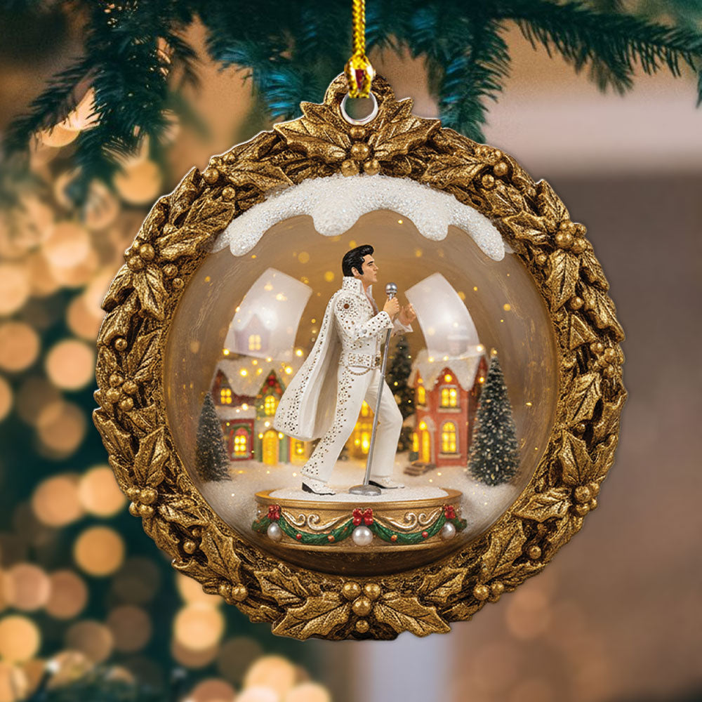 Elvis Presley Custom Shape 2-sided Acrylic Ornament – MAITM13795
