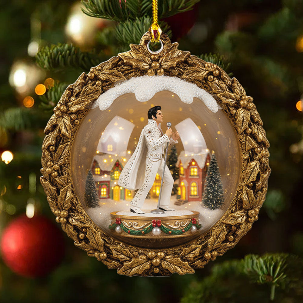 Elvis Presley Custom Shape 2-sided Acrylic Ornament – MAITM13795