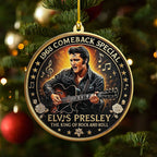 Elvis Presley Custom Shape 2-sided Acrylic Ornament – TANTN17061