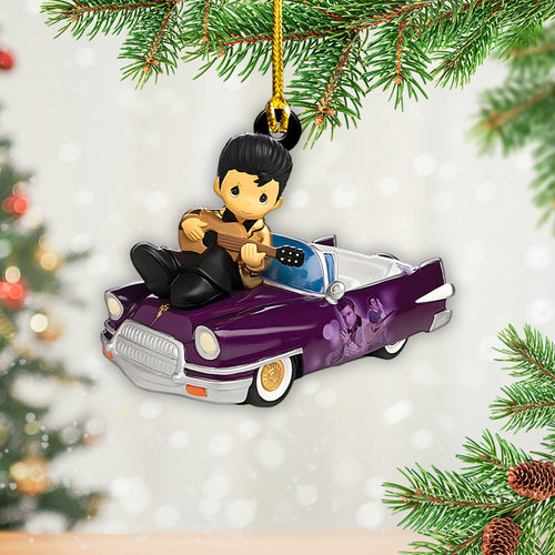 4PCS Elvis Presley Custom Shape 2-Side Printed Acrylic Ornament – TANTN17868