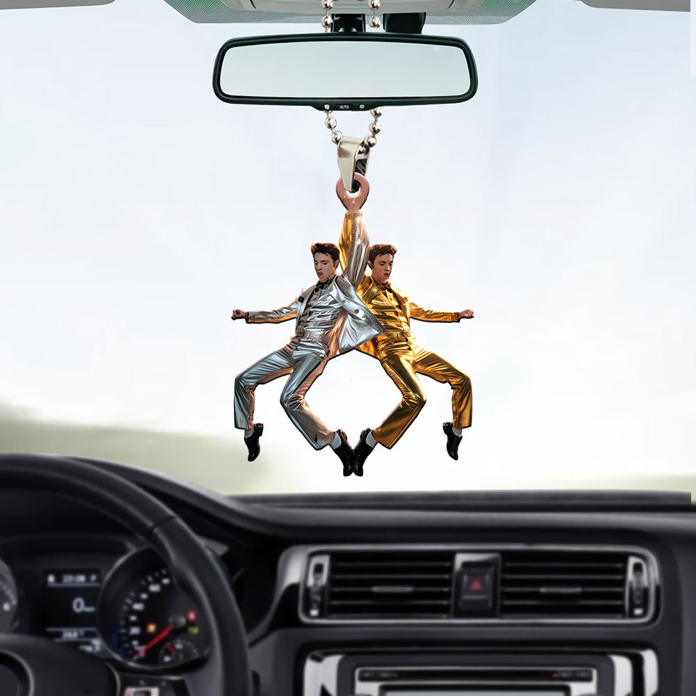 Elvis Presley Custom shape 2-sided Acrylic Car Ornament – MAITM 11730