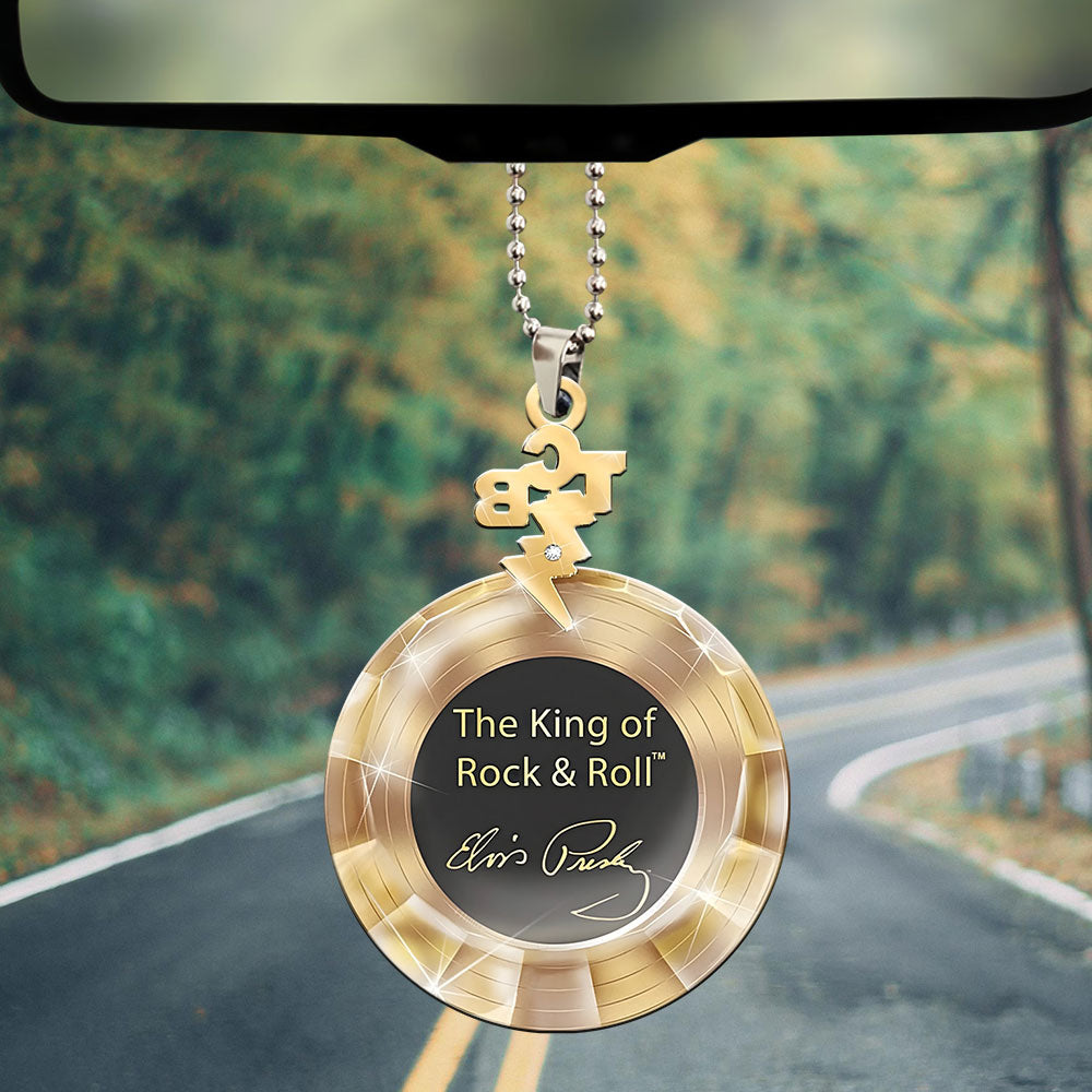 Elvis Presley Custom Shape 2-sided Acrylic Car Ornament – MAITM 8847