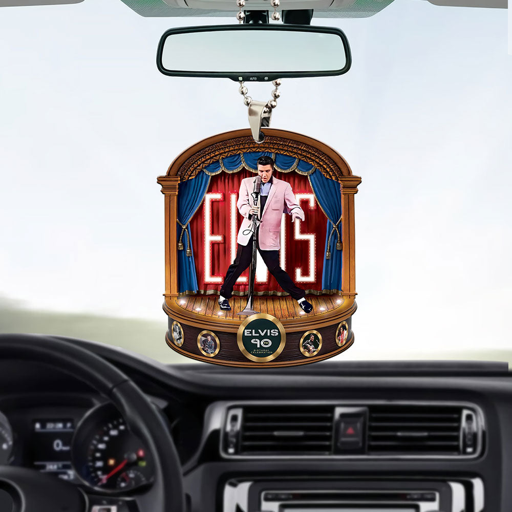 Elvis Presley Custom Shape 2-sided Acrylic Car Ornament – MAITM 8942