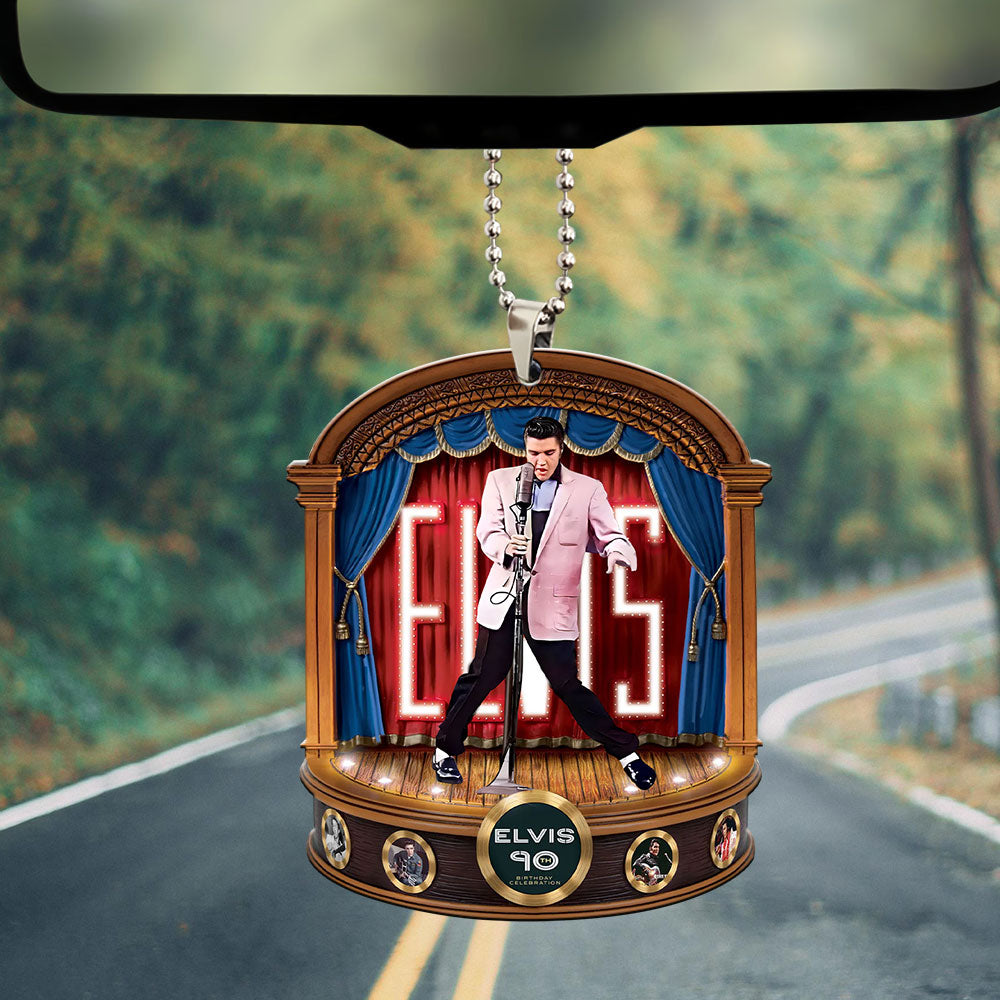 Elvis Presley Custom Shape 2-sided Acrylic Car Ornament – MAITM 8942