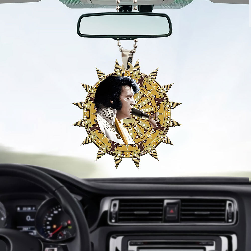 Elvis Presley Custom Shape 2-sided Acrylic Car Ornament – MAITM 8952