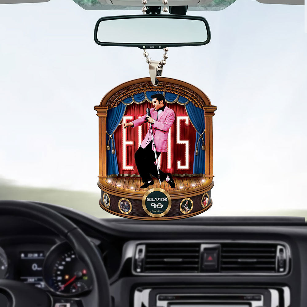 Elvis Presley Custom Shape 2-sided Acrylic Car Ornament – MAITM 9325