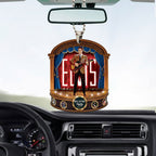 Elvis Presley Custom Shape 2-sided Acrylic Car Ornament – MAITM 9380