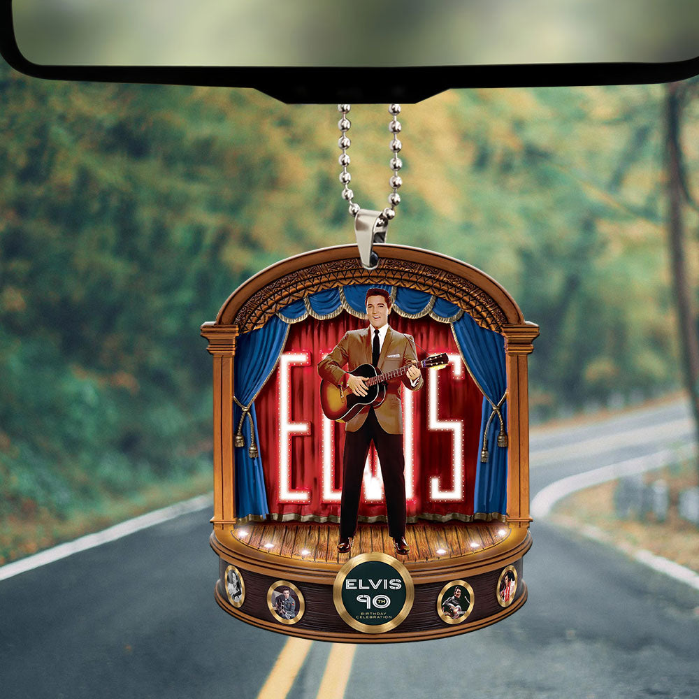 Elvis Presley Custom Shape 2-sided Acrylic Car Ornament – MAITM 9380