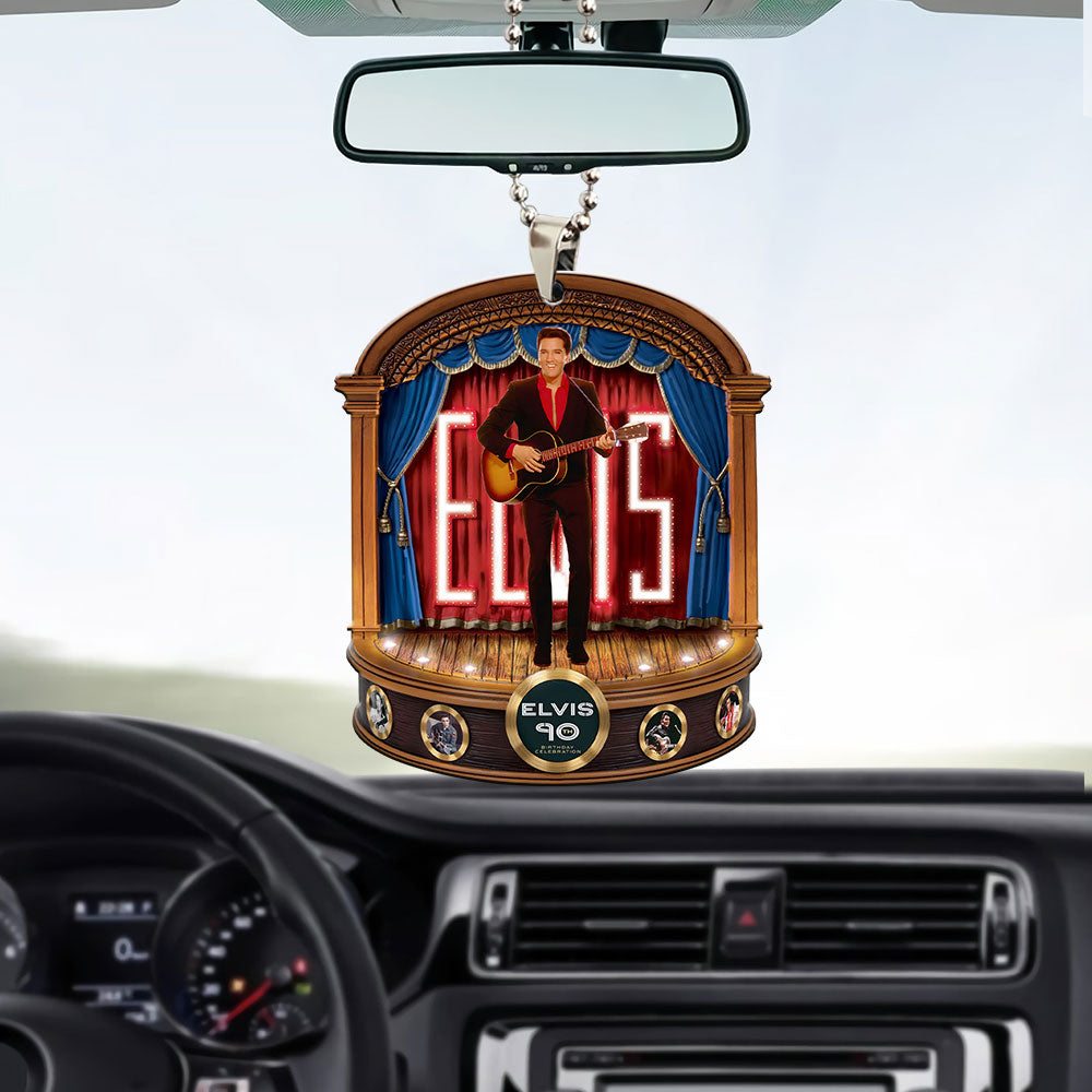 Elvis Presley Custom Shape 2-sided Acrylic Car Ornament – MAITM 9381