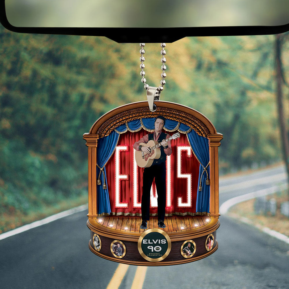 Elvis Presley Custom Shape 2-sided Acrylic Car Ornament – MAITM 9382
