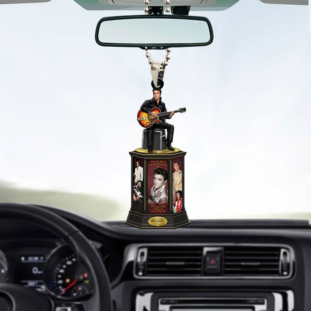 Elvis Presley Custom Shape 2-sided Acrylic Car Ornament – MAITM 9396