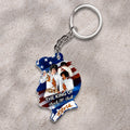 Elvis Presley Custom Shape 2-sided Keychain – HOATT 9415