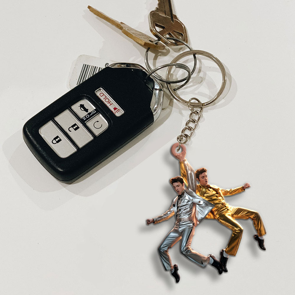 Elvis Presley Custom Shape 2-sided Keychain – MAITM 11731