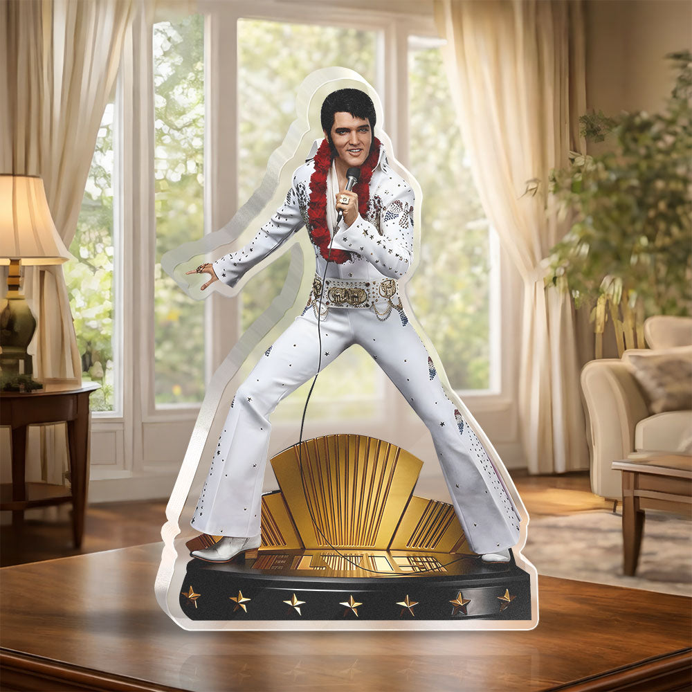 Elvis Presley Custom Shape Acrylic Plaque – HOATT16188