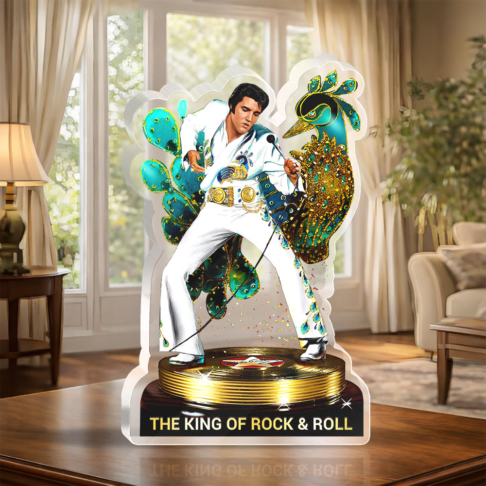 Elvis Presley Custom Shape Acrylic Plaque – HOATT16243