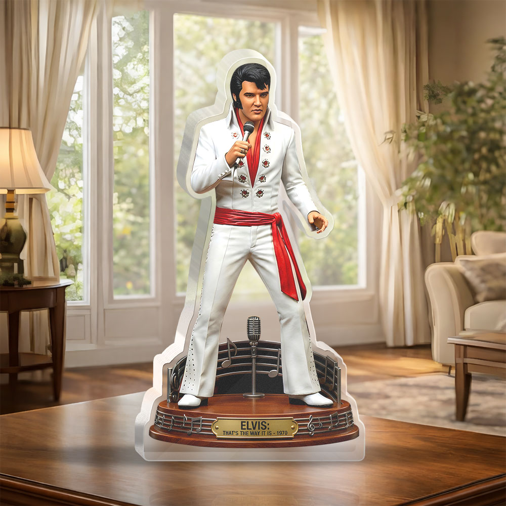 Elvis Presley Custom Shape Acrylic Plaque – HOATT16301