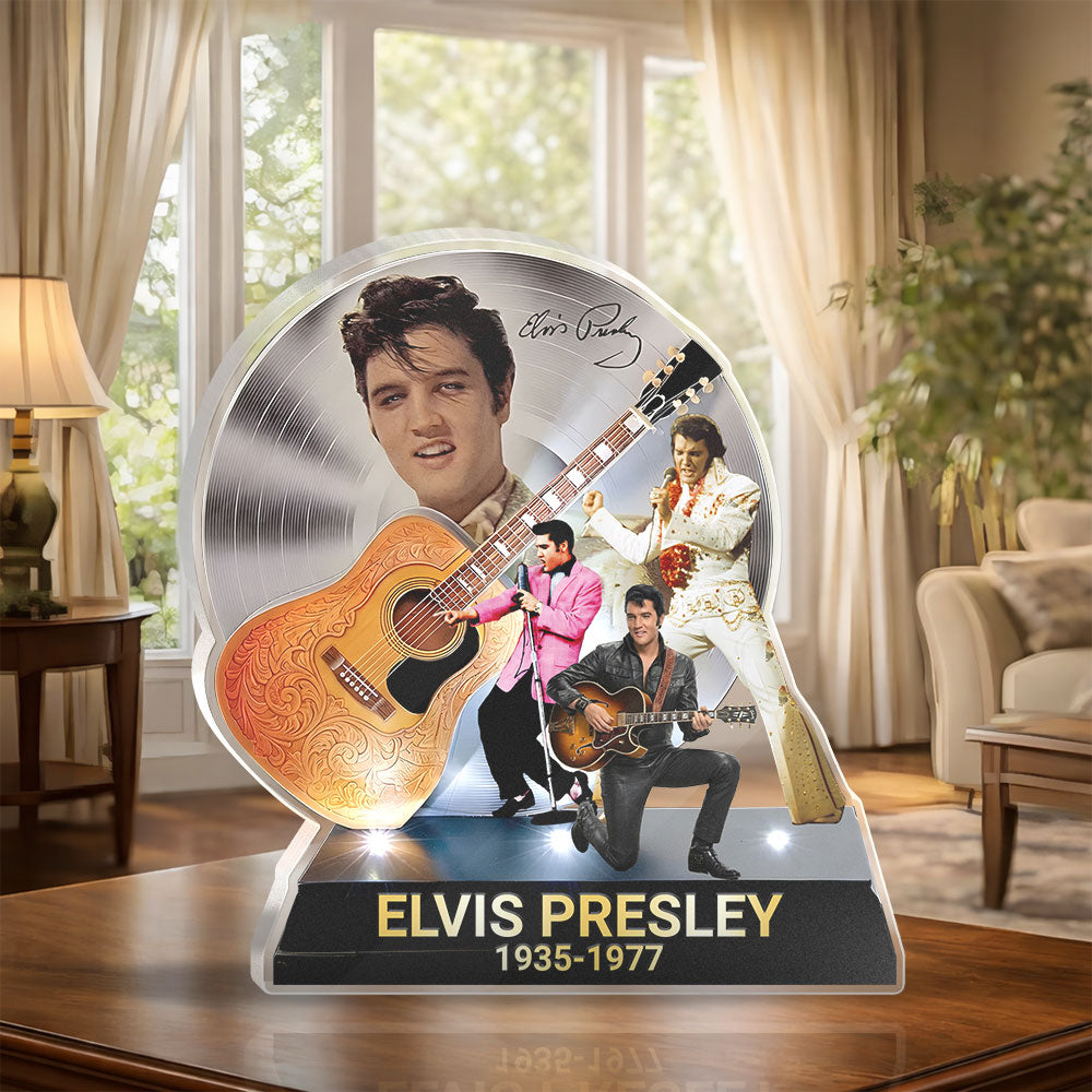 Elvis Presley Custom Shape Acrylic Plaque – HOATT16426
