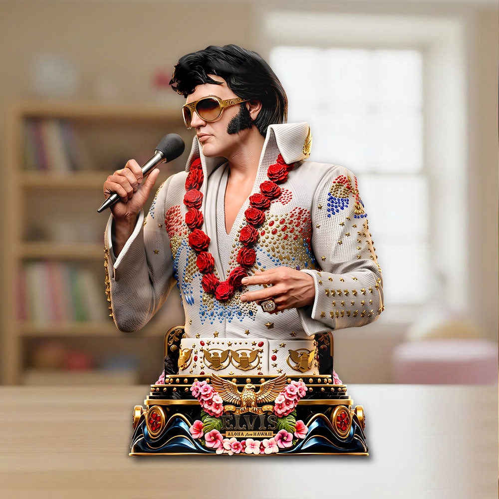Elvis Presley Custom Shape Acrylic Plaque – TANTN24329