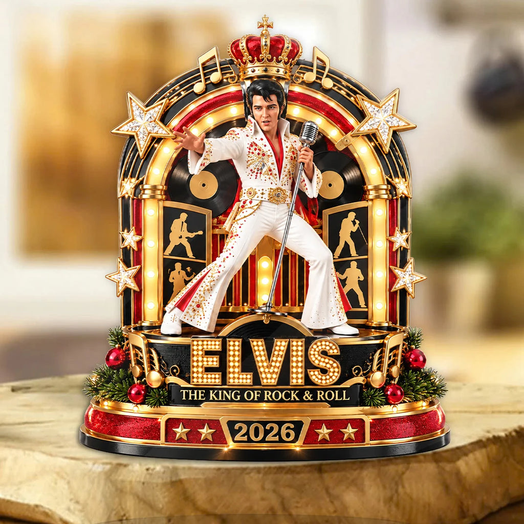 Elvis Presley Custom Shape Acrylic Plaque – TANTN25879