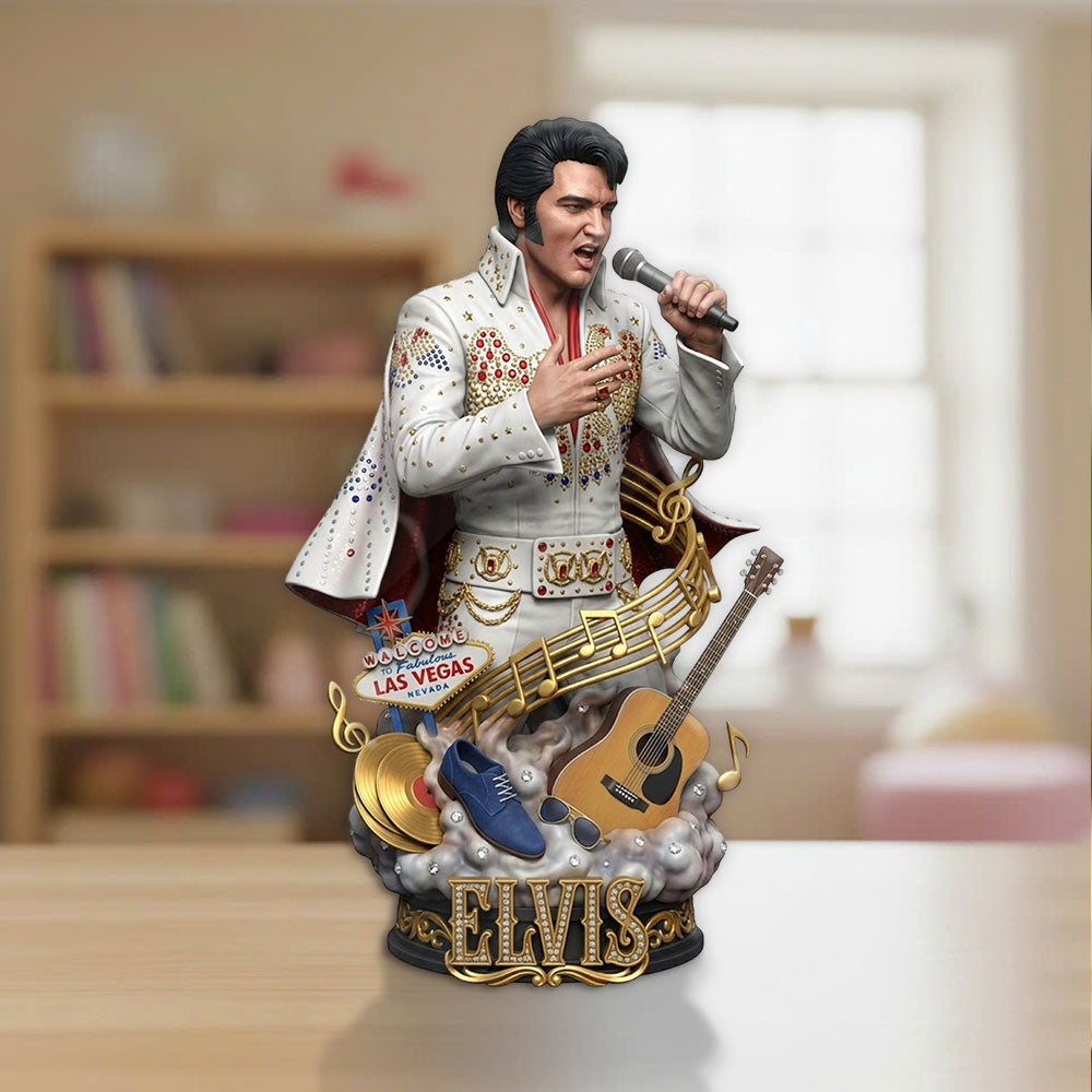 Elvis Presley Custom Shape Acrylic Plaque – TMTHU3795
