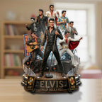 Elvis Presley Custom Shape Acrylic Plaque – TMTHU6452