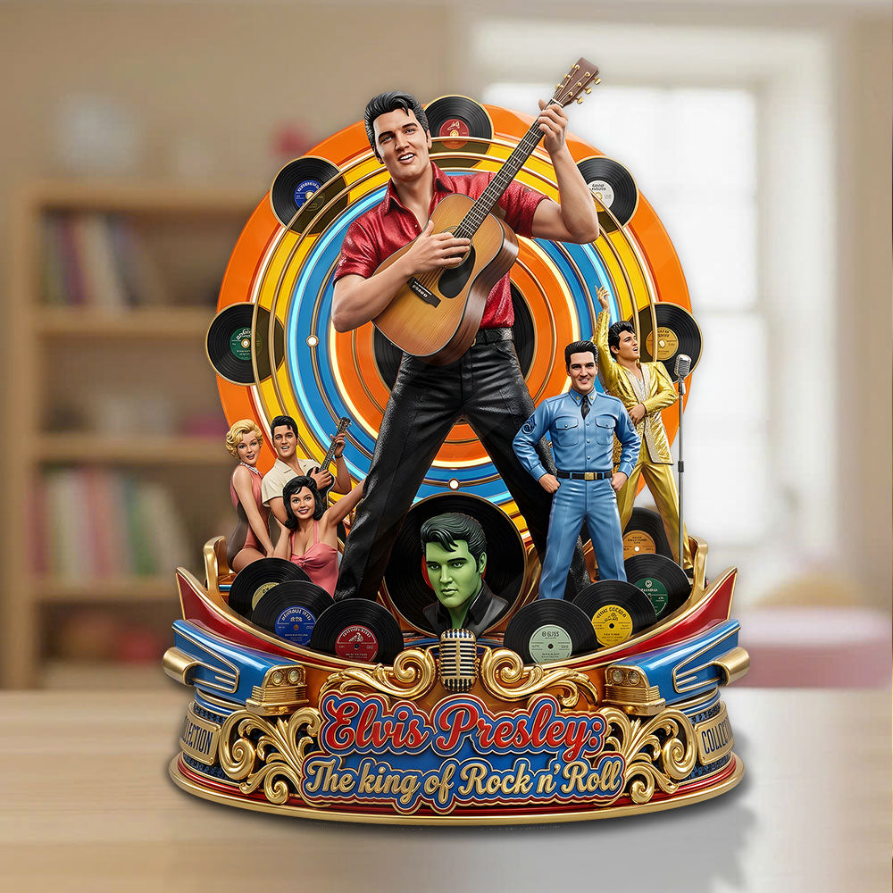 Elvis Presley Custom Shape Acrylic Plaque – TMTHU6458