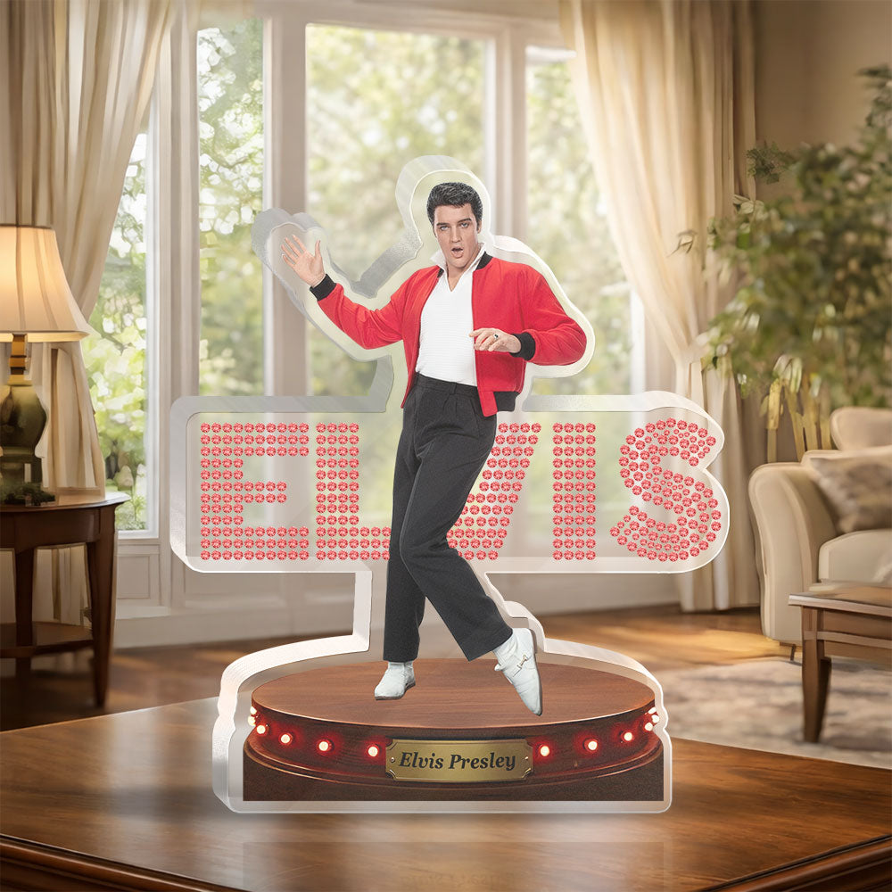 Elvis Presley Custom Shape Acrylic Plaque – HOATT16285