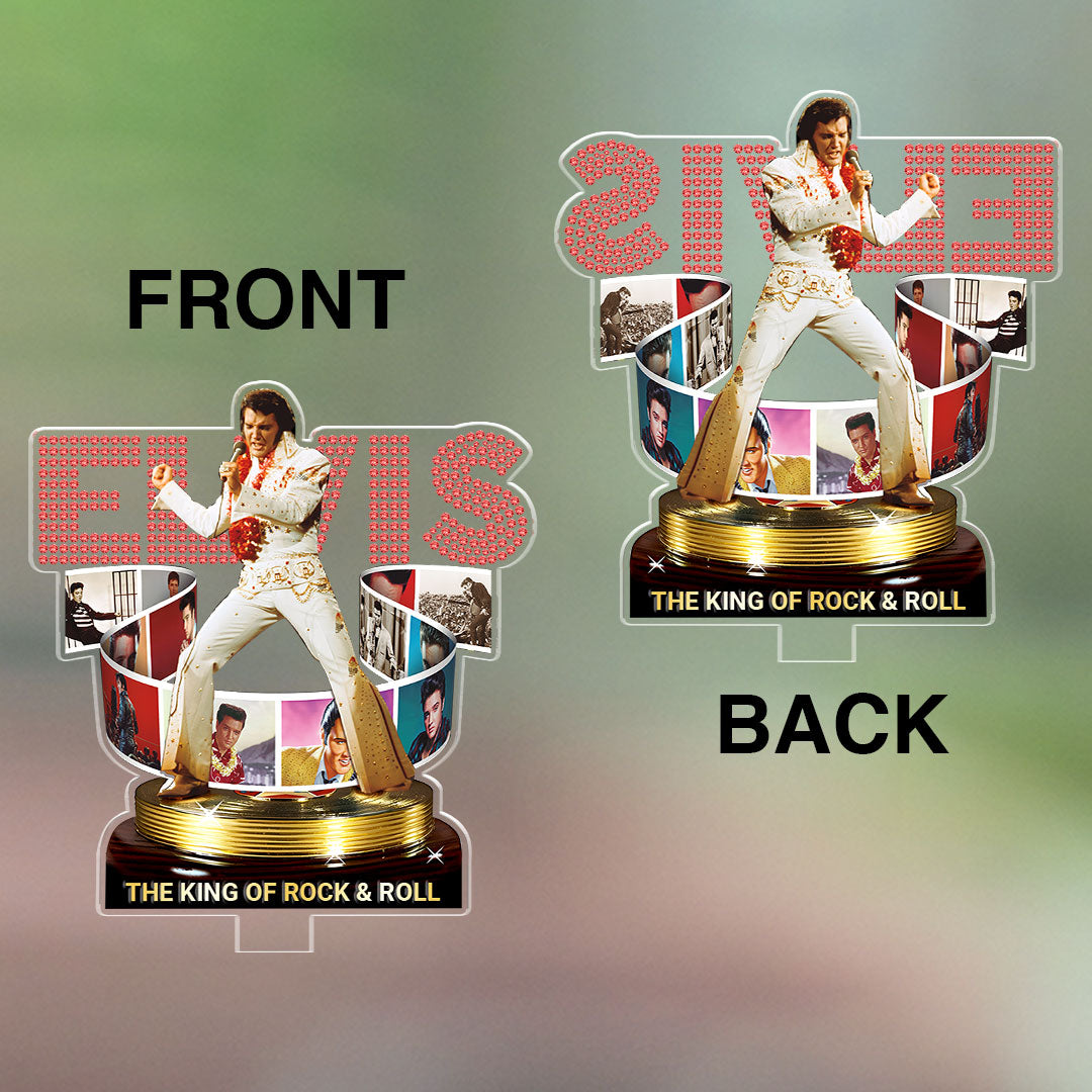 Elvis Presley Custom Shape Spring Acrylic Standee – HOATT17763