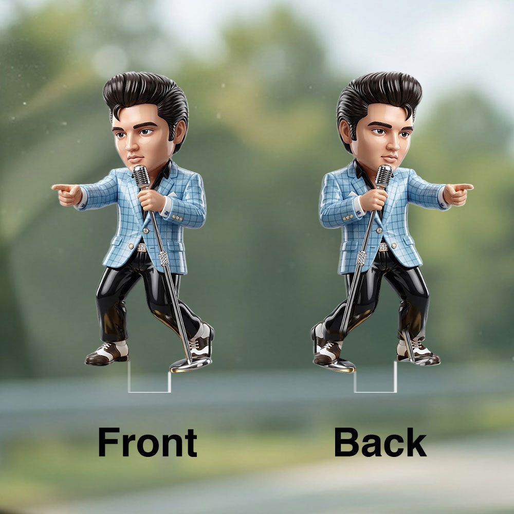 Elvis Presley Custom Shape Spring Acrylic Standee – TMTHU6738