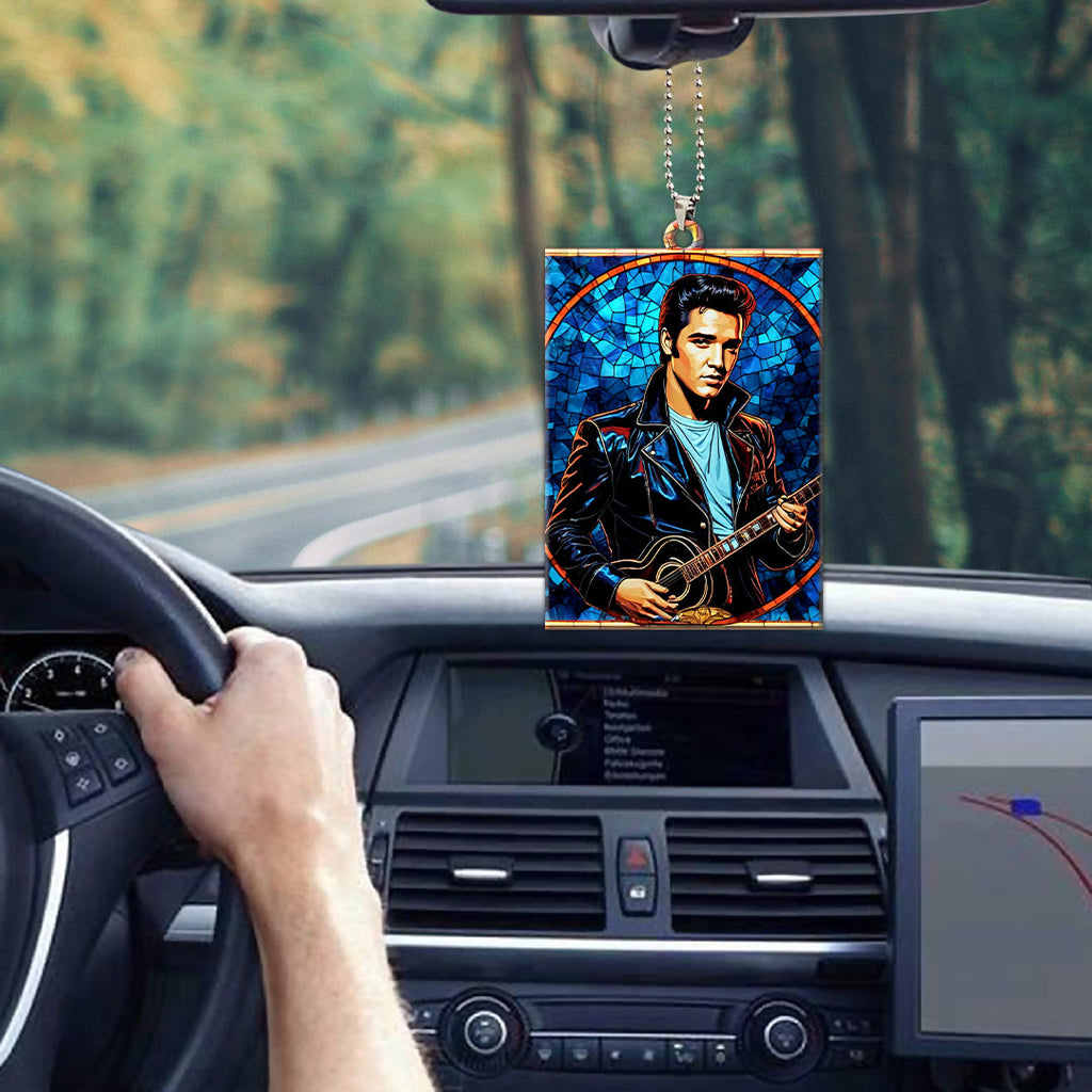 Elvis Presley Custom Shape 1-sided Acrylic Car Ornament – GNE 1255.6