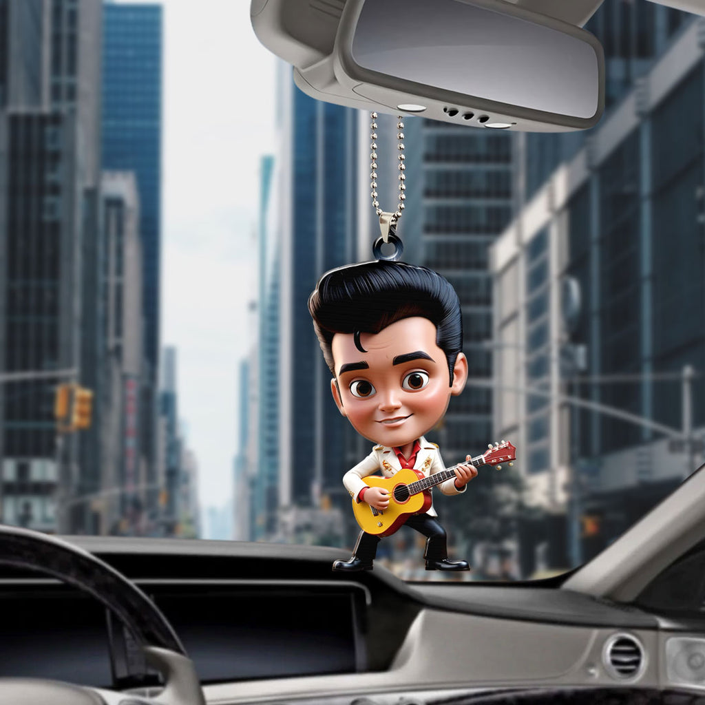 Elvis Presley Custom Shape 1-sided Acrylic Car Ornament – GNE 1276.2
