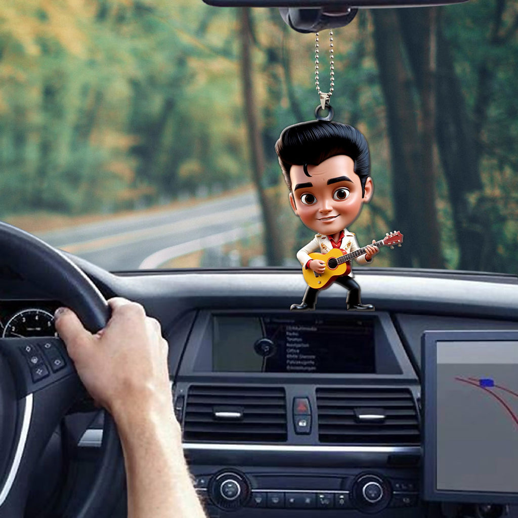 Elvis Presley Custom Shape 1-sided Acrylic Car Ornament – GNE 1276.2