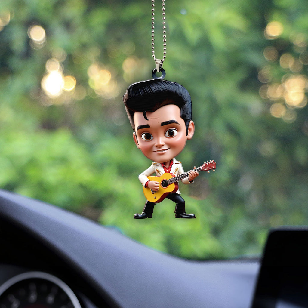 Elvis Presley Custom Shape 1-sided Acrylic Car Ornament – GNE 1276.2