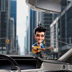 Elvis Presley Custom Shape 1-sided Acrylic Car Ornament – GNE 1276.3