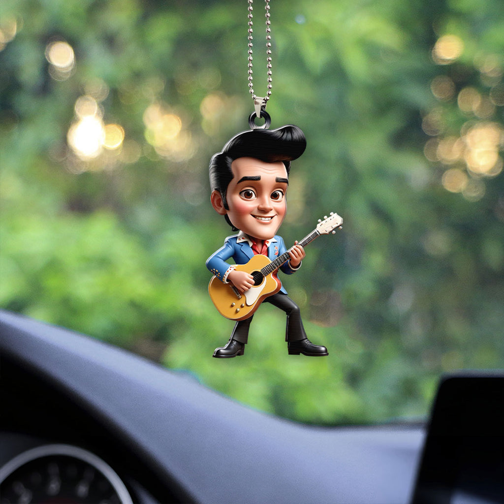 Elvis Presley Custom Shape 1-sided Acrylic Car Ornament – GNE 1276.5