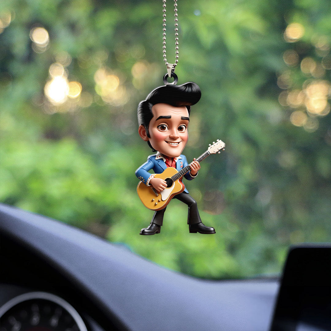 Elvis Presley Custom Shape 1-sided Acrylic Car Ornament – GNE 1276.5