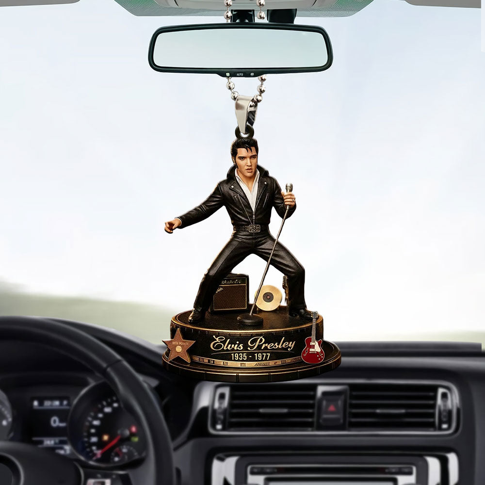 Elvis Presley Custom shape 2-sided Acrylic Car Ornament – MAITM14908