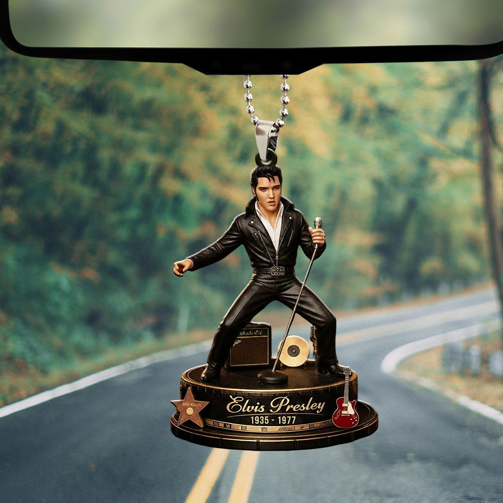 Elvis Presley Custom shape 2-sided Acrylic Car Ornament – MAITM14908