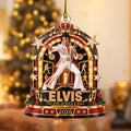 Elvis Presley Custom Shape 2-side Printed Acrylic Ornament – TANTN25874