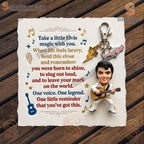 Elvis Presley Emotional Support Keychain