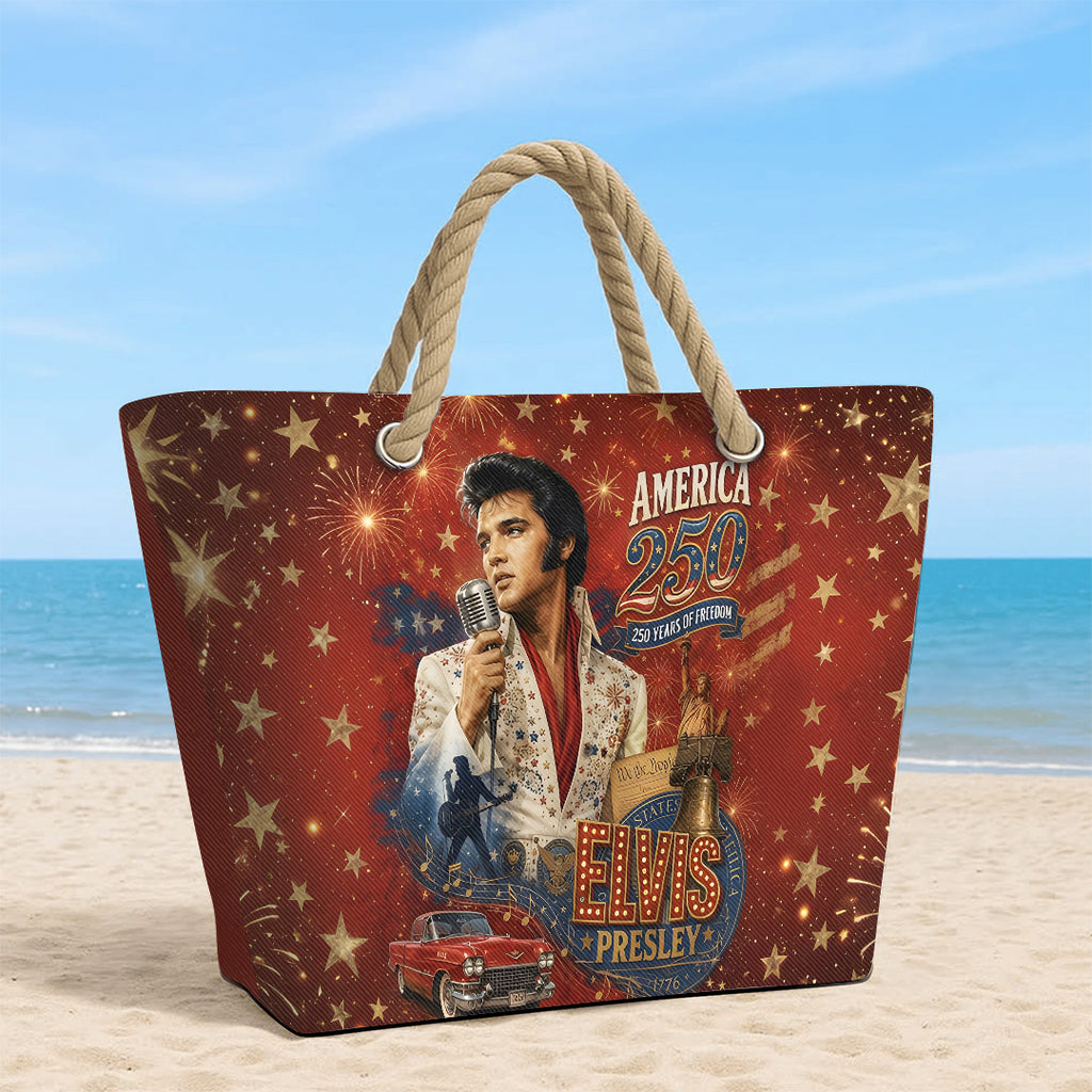 Elvis Presley Hemp Rope Tote Bag – TANTN24725