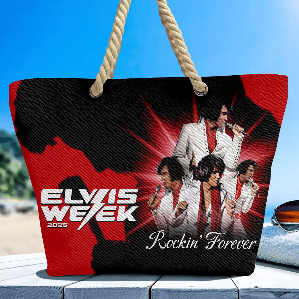Elvis Presley Hemp Rope Tote Bag – HOATT 11691