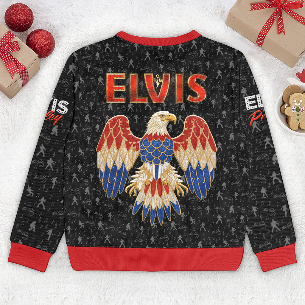 Elvis Presley Knitted Crewneck Cardigan – HOATT13979